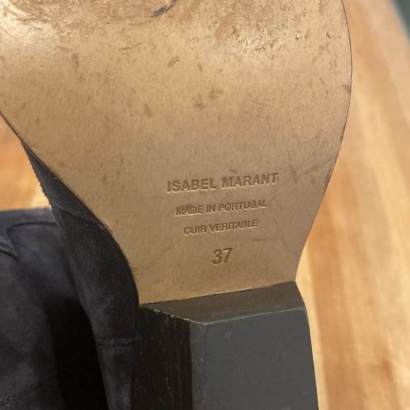Isabel Marant Dewina Ankle Bootie 37/7 Size - Picture 3 of 9
